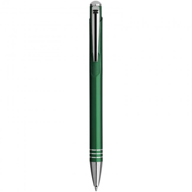 Custom Printed Izmir ballpoint pen with knurled pusher - Image 2