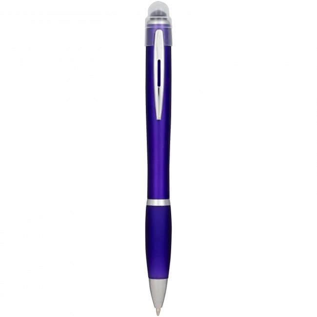 Custom Printed Nash light up pen coloured barrel and coloured grip - Image 1