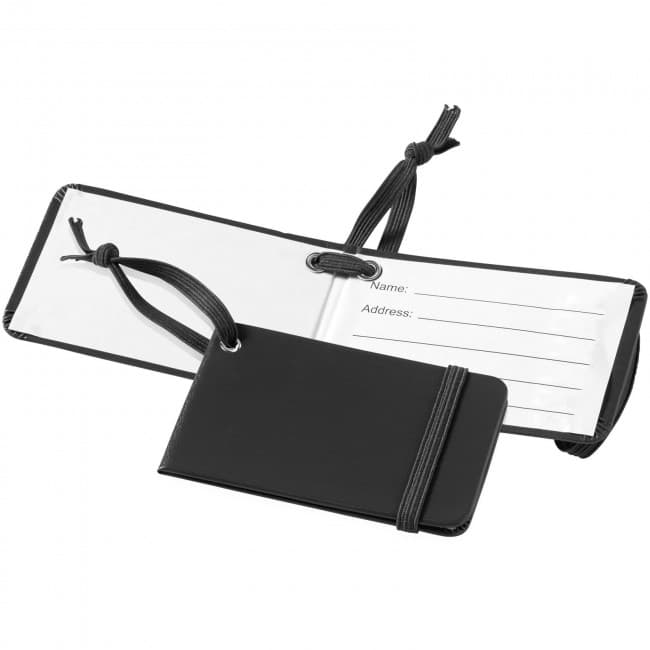 Custom Printed Viaggio luggage tag with elastic band - Image 6