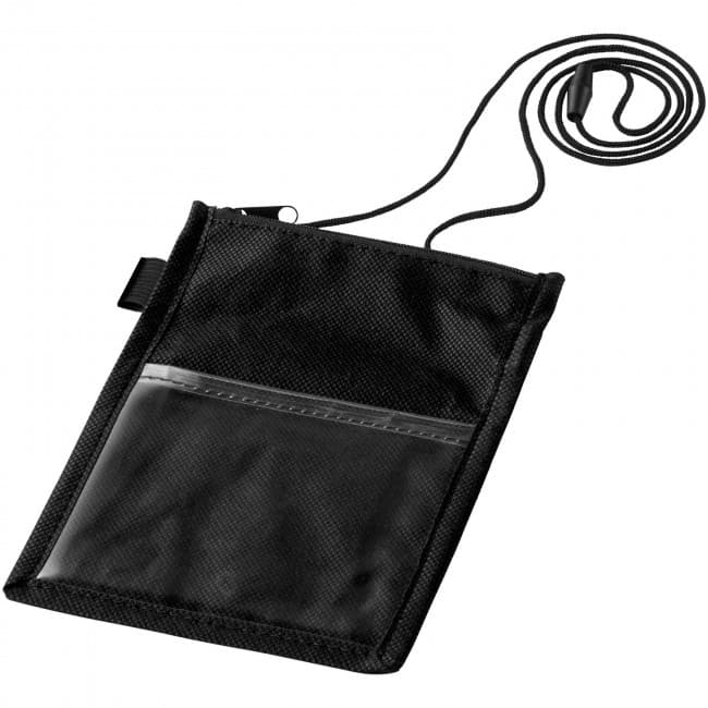 Custom Printed Identify badge holder pouch with pen loop - Image 3