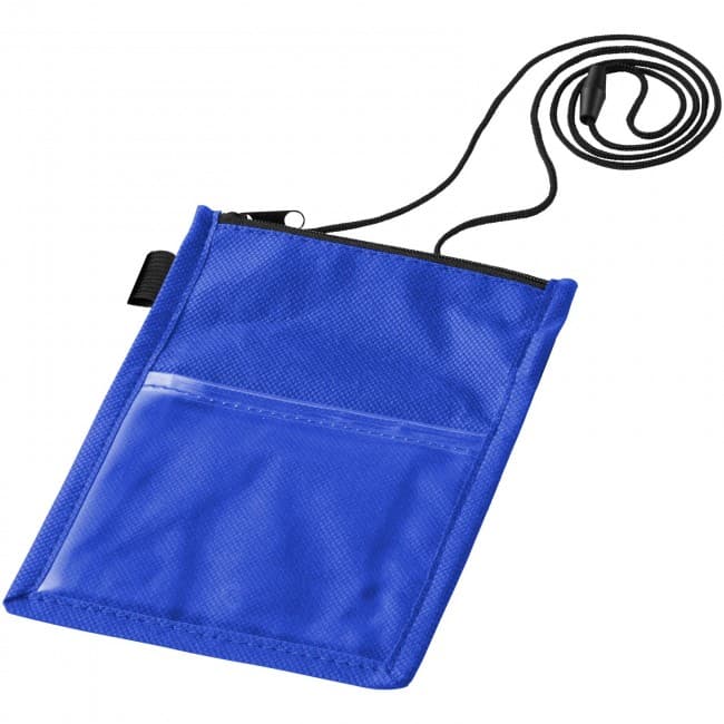 Custom Printed Identify badge holder pouch with pen loop - Image 2