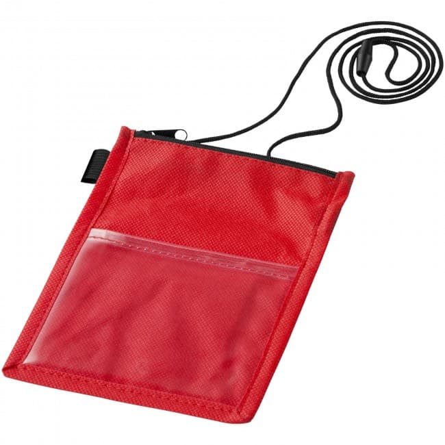 Custom Printed Identify badge holder pouch with pen loop - Image 1