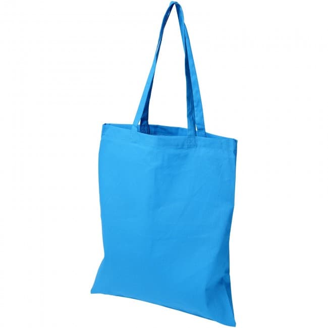 Custom Printed Madras 140 g/m² cotton tote bag - Image 1