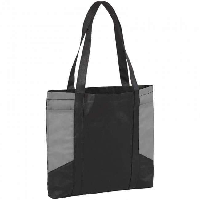 Custom Printed Joey coloured panel tote bag - Image 4