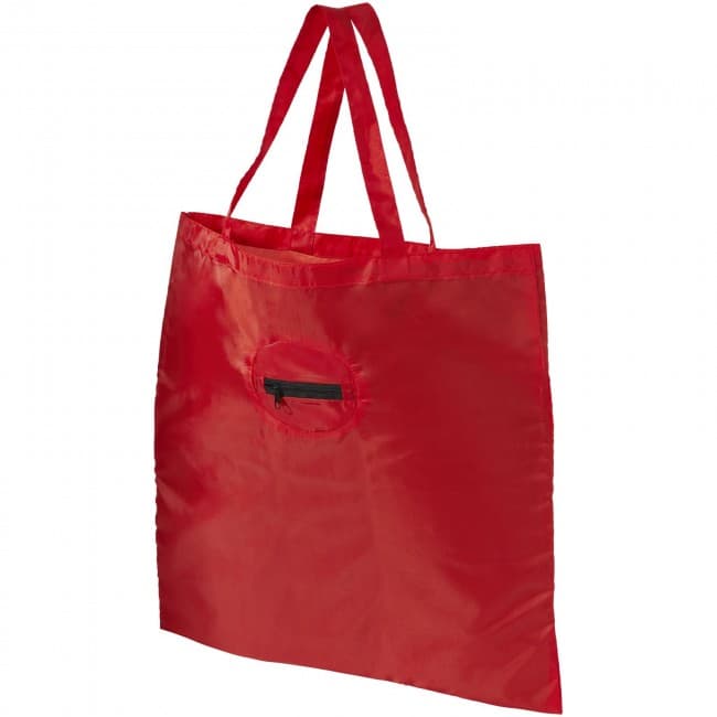 Custom Printed Take-away fodable shopping tote bag - Image 1