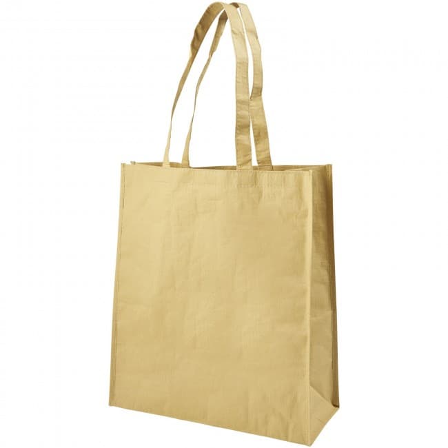 Custom Printed Papyrus paper-woven tote bag - Image 2