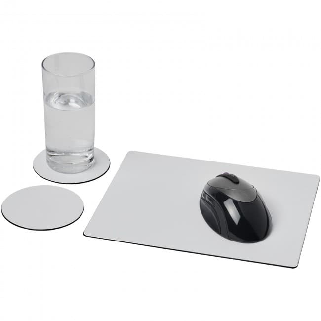 Custom Printed Brite-Mat® mouse mat and coaster set combo 2