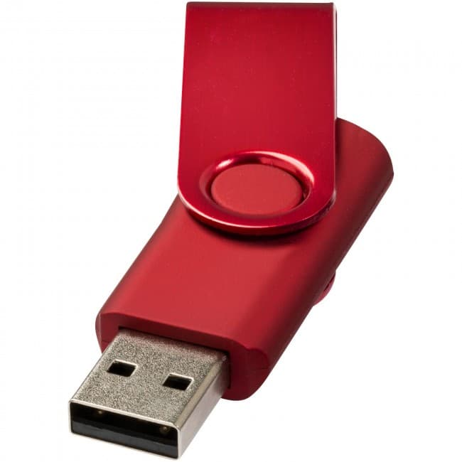 Custom Printed Rotate-metallic 4GB USB flash drive - Image 6