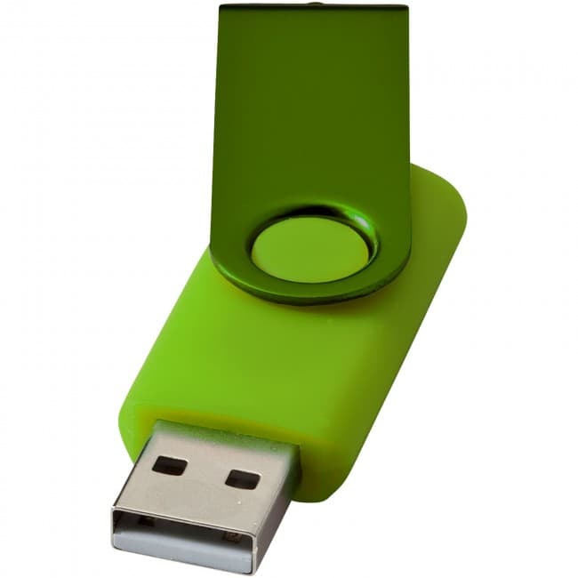 Custom Printed Rotate-metallic 4GB USB flash drive - Image 5