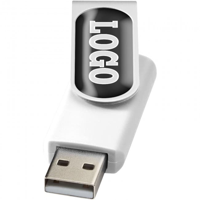 Custom Printed Rotate-doming 4GB USB flash drive - Image 5