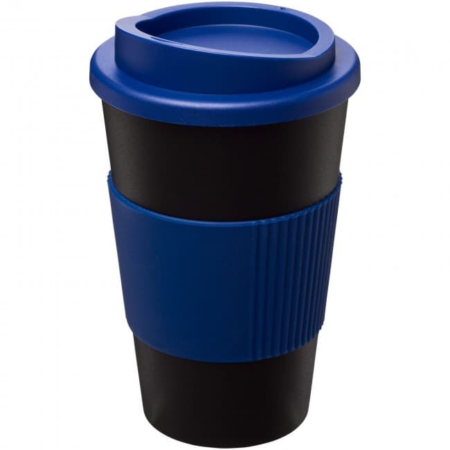 Custom Printed Americano Insulated Tumbler With Grip 350ml - Image 4