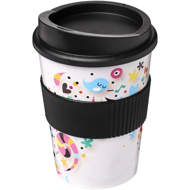 Custom Printed Brite Americano Medio Tumbler With Grip 300ml - Image 2