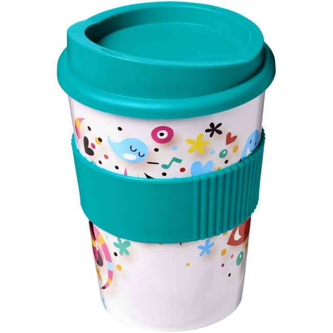 Custom Printed Brite Americano Medio Tumbler With Grip 300ml - Image 6