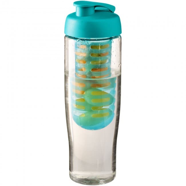 Custom Printed H2O Tempo® 700 ml flip lid sport bottle & infuser - Image 4