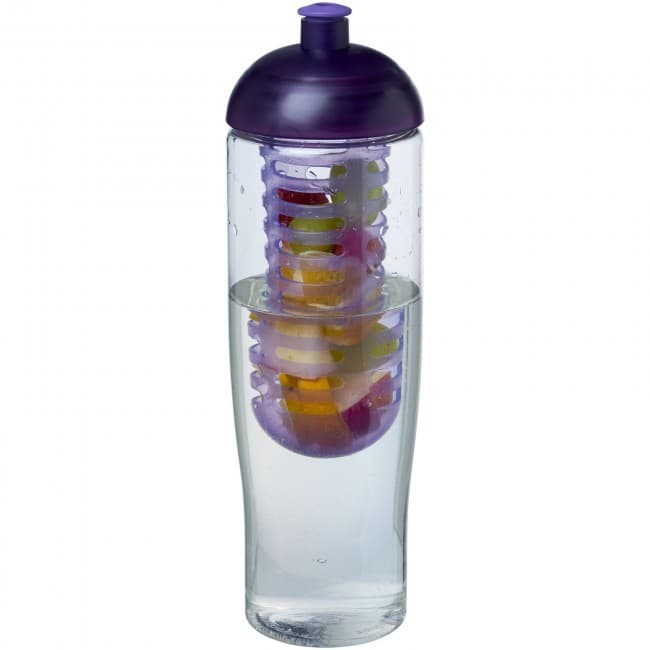 Custom Printed H2O Tempo® 700 ml dome lid sport bottle & infuser - Image 1