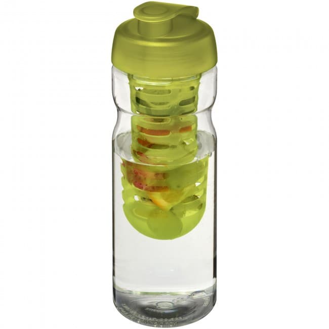 Custom Printed H2O Base® 650 ml flip lid sport bottle & infuser - Image 5