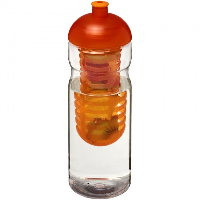 Custom Printed H2O Base® 650 ml dome lid sport bottle & infuser - Image 3