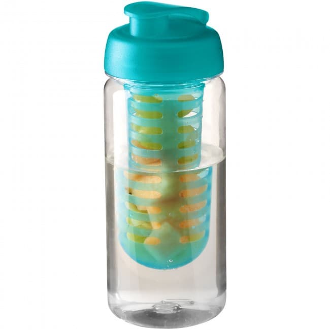 Custom Printed H2O Octave Tritan? 600 ml flip lid bottle & infuser - Image 3