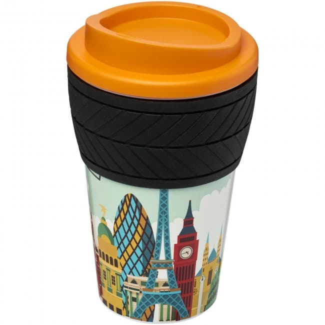 Custom Printed Brite Americano Tyre Insulated Tumbler 350ml - Image 1