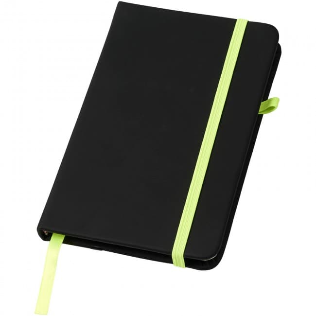 Custom Printed Noir A6 notebook with lined pages - Image 1