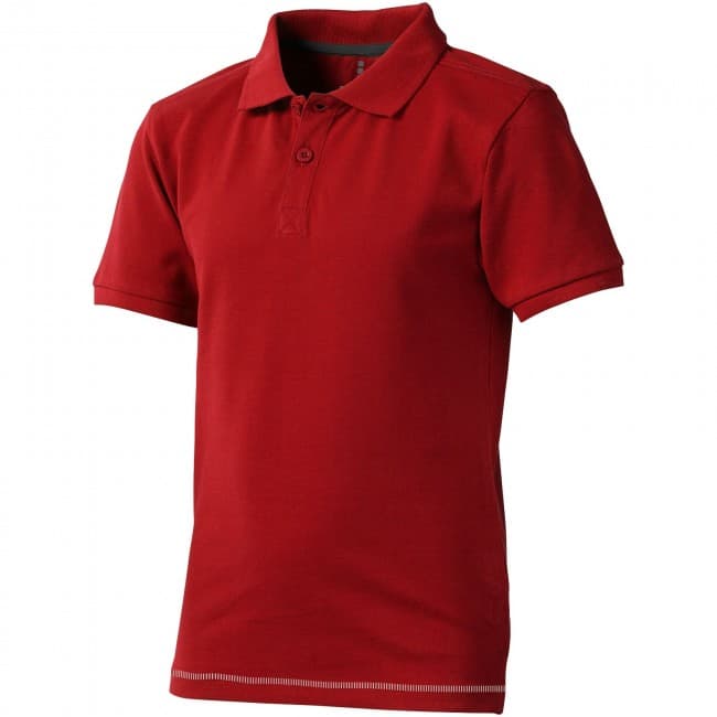 Custom Printed Calgary short sleeve kids polo - Image 1