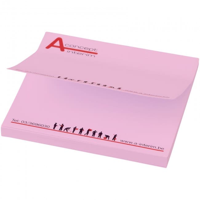 Custom Printed Sticky-Mate® large squared sticky notes 100x100 - 25 pages - Image 1