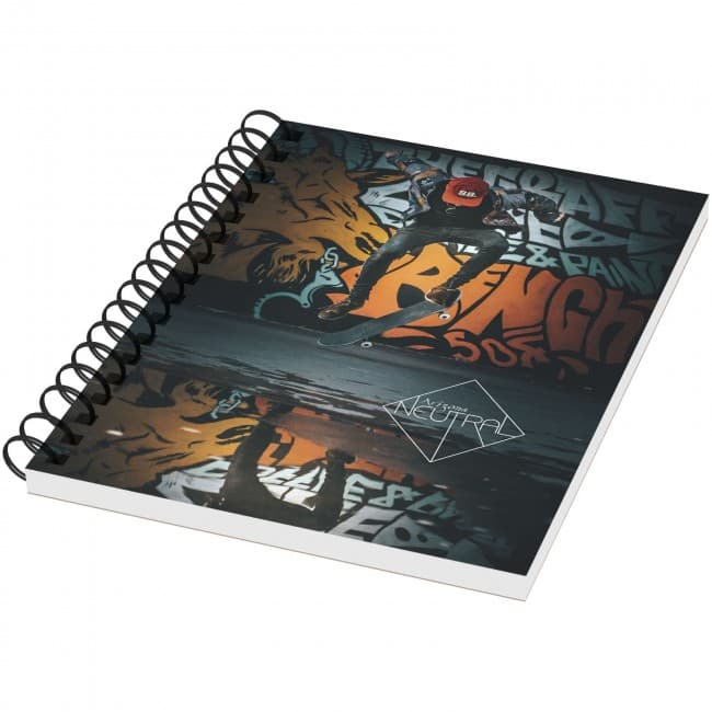 Custom Printed Desk-Mate® A6 notebook synthetic cover - Image 1