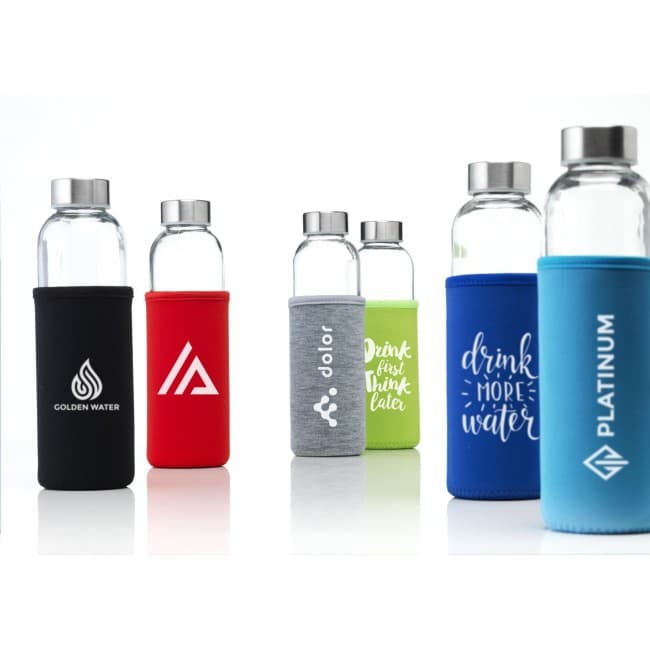 Custom Printed Senga Glass drinking bottle