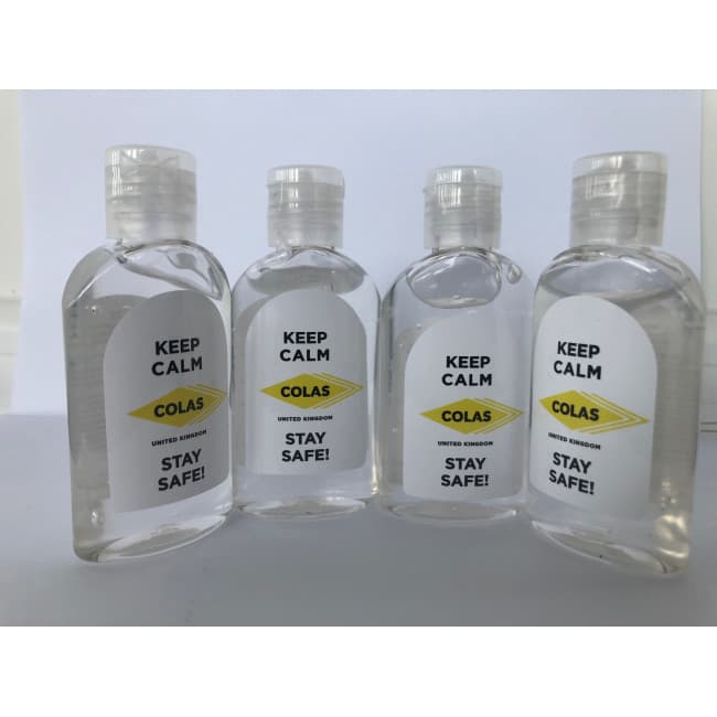 Custom Printed Branded 50ml Anti Bacteria Gel - Image 4