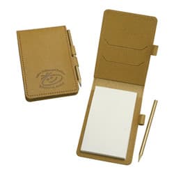 Custom Printed Eco Natural Leather Mini Note Pad