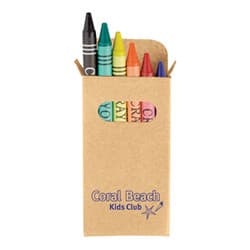 Custom Printed Wax Crayon Set