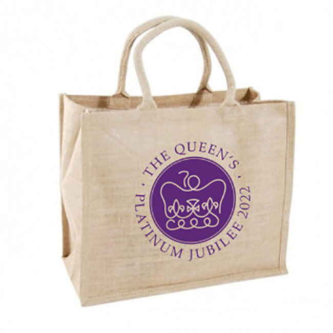 Custom Printed Jubilee Promotional Jute Bag