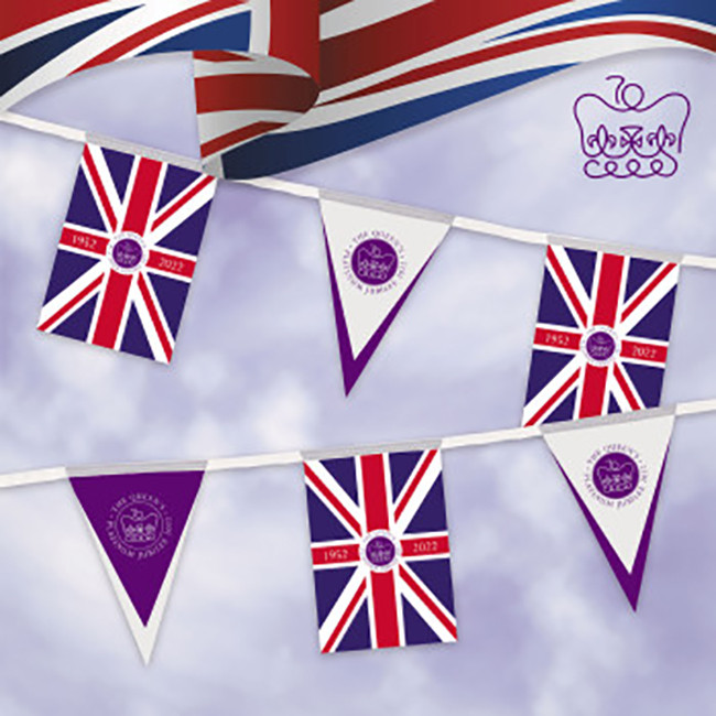 Custom Printed Printed Outdoor Jubilee Paper Bunting