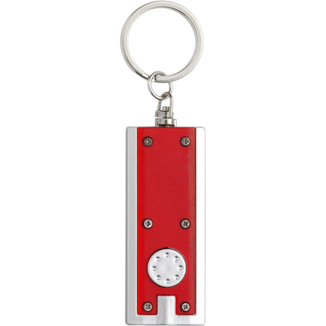 Custom Printed Plastic LED torch keyring - Image 7