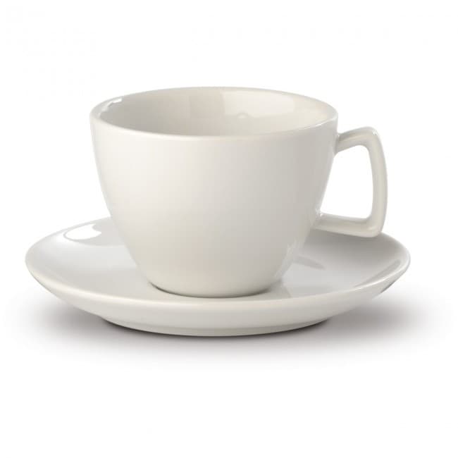 Custom Printed Maggiore cup and saucer porcelain 200ml - Image 2