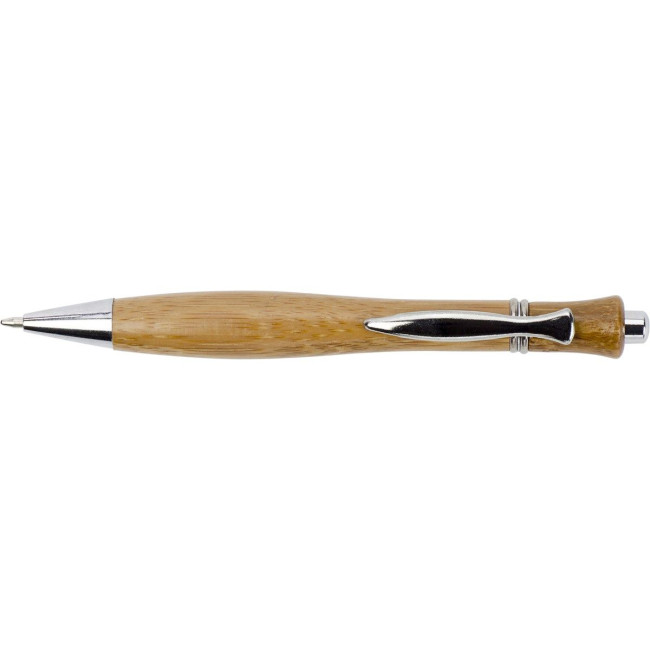 Custom Printed Bamboo ballpen - Image 1