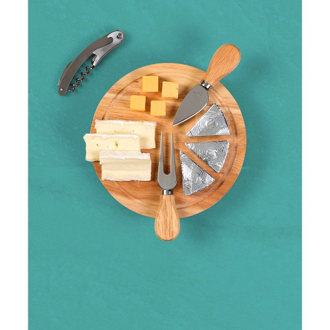 Custom Printed Wooden Cheese set - Image 3