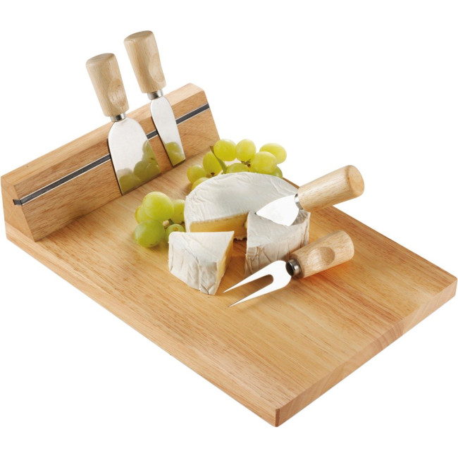 Custom Printed Wooden Cheese board - Image 1