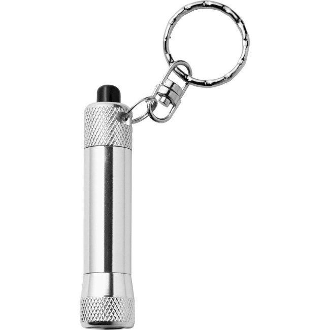 Custom Printed Aluminium LED torch keyring - Image 4