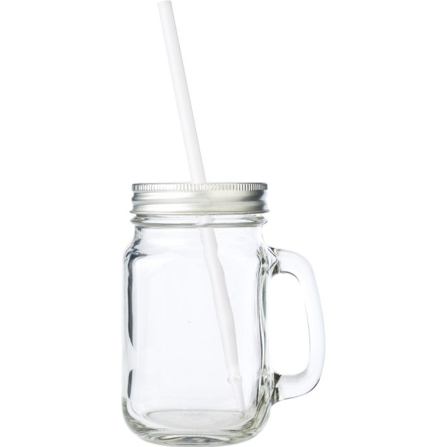 Custom Printed Glass mason jar 480ml - Image 2