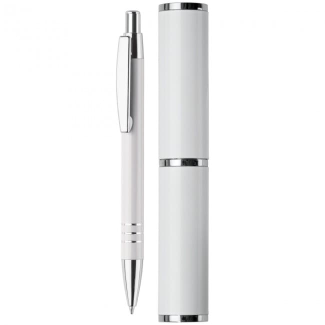 Custom Printed Aluminum ball pen in a tube - Image 1