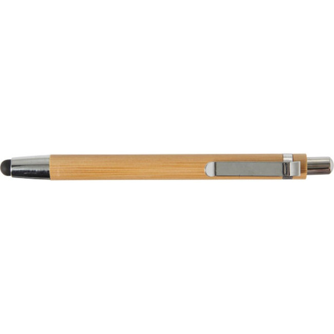 Custom Printed Bamboo ballpen - Image 1