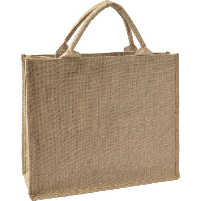 Custom Printed Jute shopping bag - Image 3