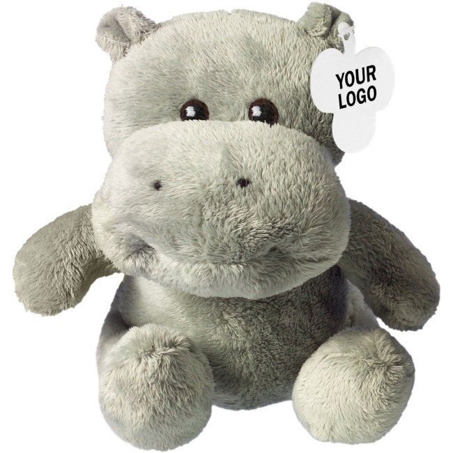 Custom Printed Plush Hippo - Image 2