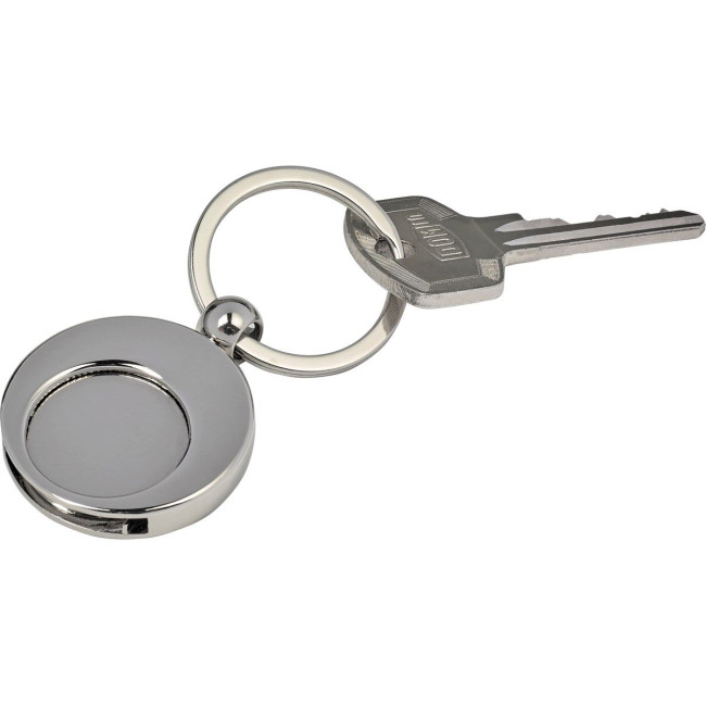 Custom Printed Shopping trolley coin keyring - Image 5