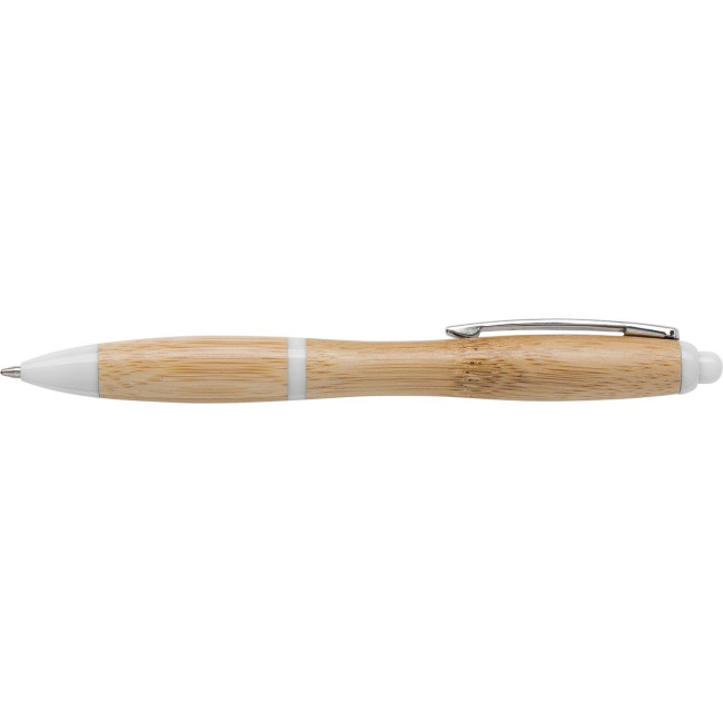 Custom Printed Bamboo ballpen - Image 4