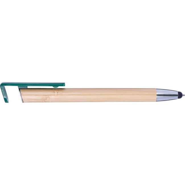 Custom Printed Bamboo ballpen and stylus - Image 3