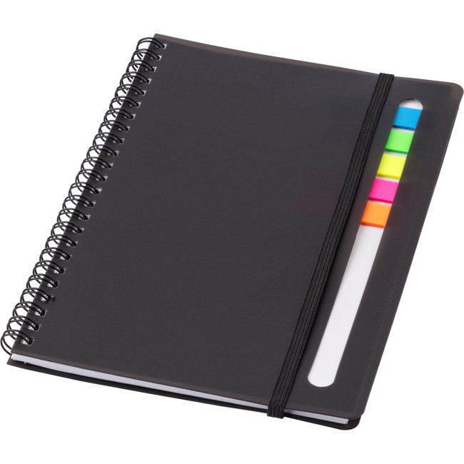 Custom Printed Notebook with sticky notes - Image 1