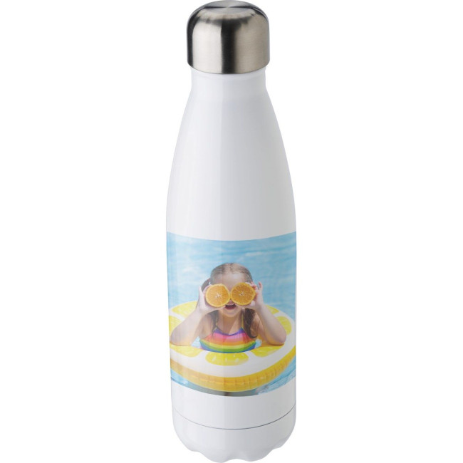 Custom Printed Stainless steel double walled bottle 500ml - Image 1