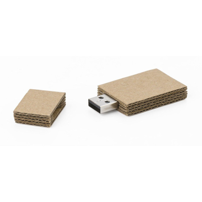 Custom Printed Cardboard USB drive - Image 2